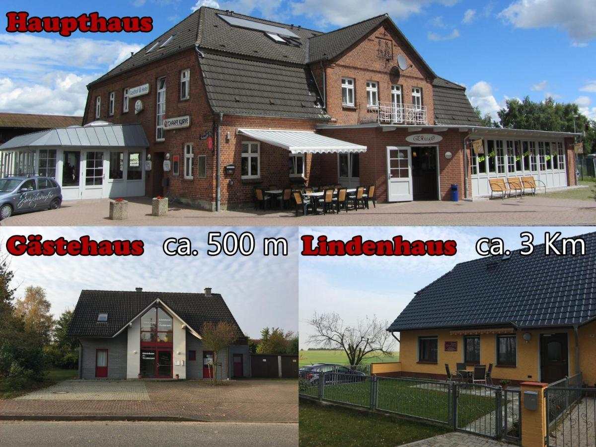 Gaestehaus Scharfe Kurve Lutzow Extérieur photo